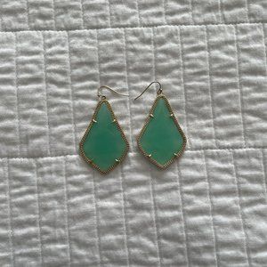 Kendra Scott Green Earrings